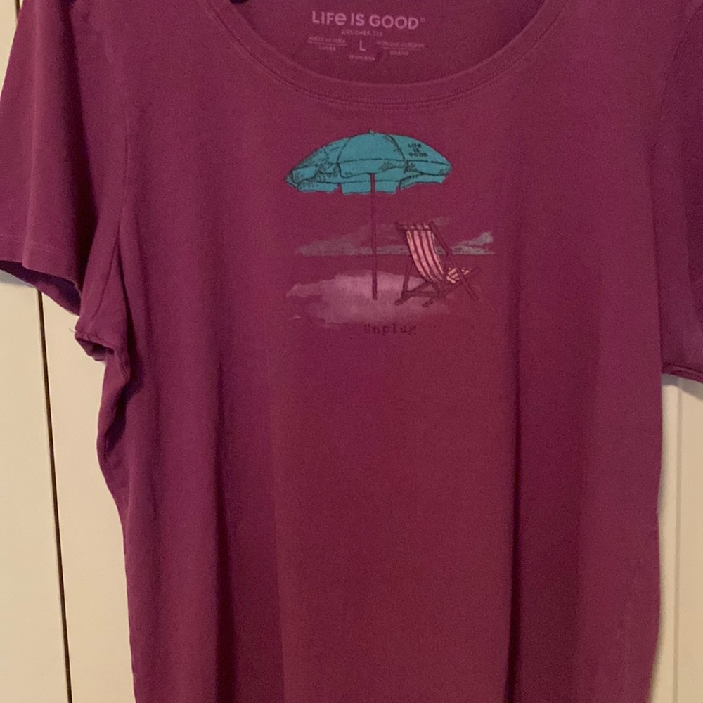 Life is Good crusher tee